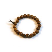 Phoenix Tail Wood Prayer Bracelet