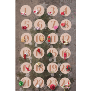 advent tea box countdown to Christmas