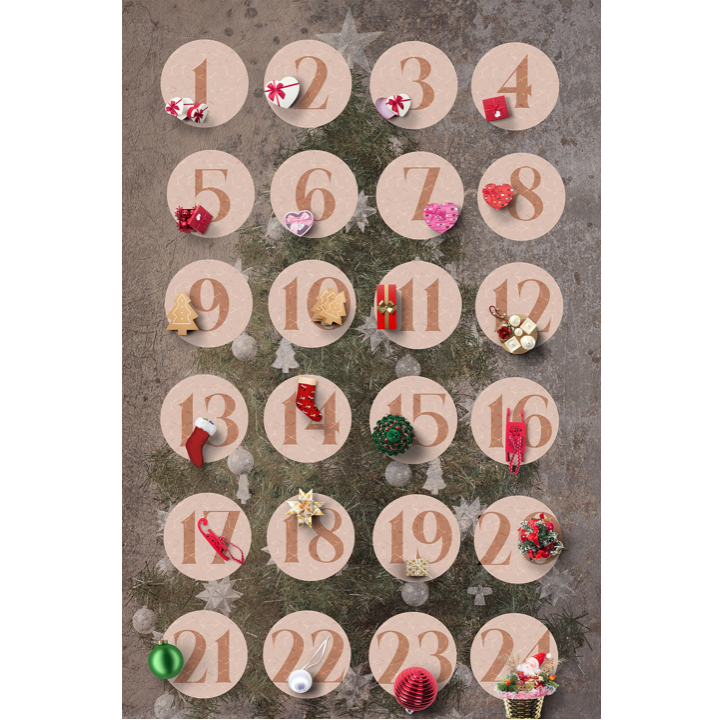 advent tea box countdown to Christmas